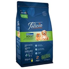 Felicia 3 kg Küçük Orta Boy Irk Kuzulu Yetişkin Kuru Köpek Maması