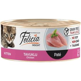 Felicia 85 gr Tavuklu Tahılsız Pouch Konserve Yavru Kedi Maması