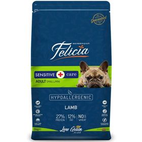 Felicia Az Tahıllı 3 kg Yetişkin Kuzulu Small Mini Hypoallergenic Köpek Maması