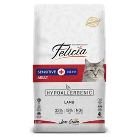 Felicia Az Tahıllı Yetiskin Kuzulu HypoAllergenic 12 kg Kedi Maması