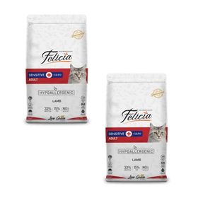 Felicia Az Tahıllı Yetiskin Kuzulu Hypoallergenic 2x2 kg Kedi Maması