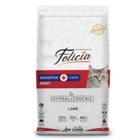 Felicia Az Tahıllı Yetiskin Kuzulu Hypoallergenic 2x2 kg Kedi Maması