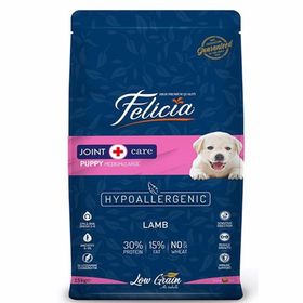 Felicia Düşük Tahıllı Hipoalerjenik Kuzu Etli Orta ve Büyük Irk 3 kg Yavru Köpek Maması