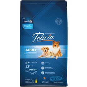 Felicia Düşük Tahıllı Hipoalerjenik Somon Balıklı 15 kg Yetişkin Köpek Maması