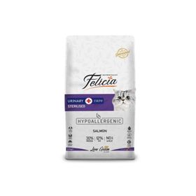 Felicia Düşük Tahıllı Kısırlaştırılmış Somonlu 12 kg Yetişkin Kedi Maması