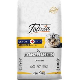 Felicia Düşük Tahıllı Sterilised Tavuklu Kısır Açık 1 kg Kedi Maması