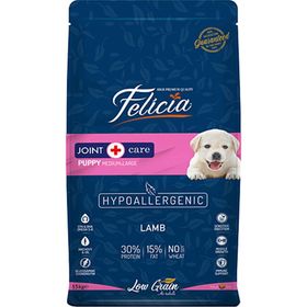 Felicia High Premium Düşük Tahıllı Kuzu Etli Büyük Irk 3 kg Yavru Köpek Maması