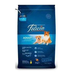 Felicia High Premium Somonlu 3 kg Yetişkin Köpek Maması