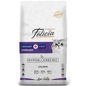 Felicia Hypo-Allergenic Somonlu Sterilised 12 kg Kısır Yetişkin Az Tahıllı Kedi Maması