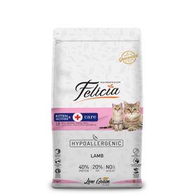 Felicia HypoAllergenic 2 kg Kolajenli Kuzulu Az Tahıllı Yavru Kedi Maması