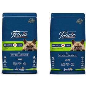 Felicia Hypoallergenic Düşük Tahıllı Kuzulu ve Pirinçli Küçük Irk 2x3 kg Yetişkin Köpek Maması