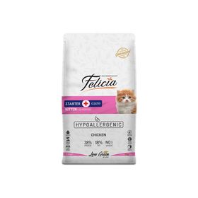 Felicia Hypoallergenic Kitten Tavuklu Yavru 12 kg Kedi Mama + Royal Canin Kitten Pouch 85 gr Yaş Mama