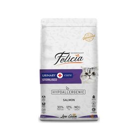 Felicia Kısırlaştırılmış Somonlu Kedi Maması 2 kg + 4x85 gr Yaş Mama