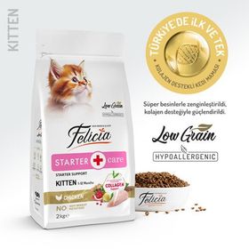 Felicia Kitten Az Tahıllı Tavuklu Yavrulara Özel 2 kg Kedi Maması