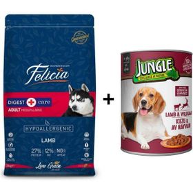 Felicia Kuzulu 3 Kg + 1 Adet Yaş Köpek Maması