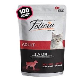 Felicia Kuzulu Tahılsız Pouch 100x85 gr Yetişkin Konserve Kedi Maması