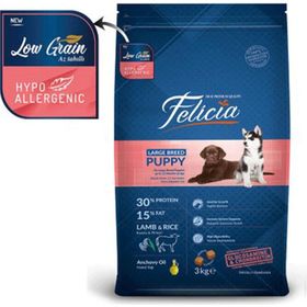 Felicia Large Puppy Kuzu Etli Orta ve Büyük Irk 3 kg Yavru Köpek Maması