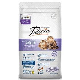 Felicia Light Sterilised Somonlu 1 kg Kısırlaştırılmış Açık Kedi Maması