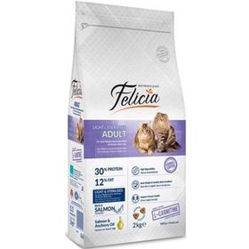 Felicia Ligth Sterilised Somonlu 1 kg Yetişkin Kedi Maması