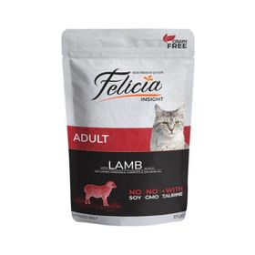 Felicia Pouch Kuzu Etli Tahılsız 85 gr Kedi Yaş Maması