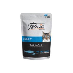 Felicia Pouch Tahılsız Yetişkin Somonlu 85 gr Kedi Maması