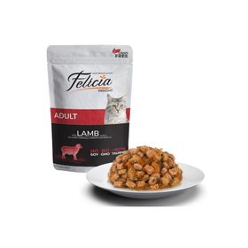 Felicia Tahılsız Adult Lamb Pouch 12x85 gr Kedi Maması