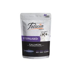 Felicia Tahılsız Somon Etli 85 gr Yaş Kısır Kedi Maması