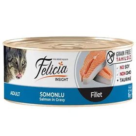 Felicia Tahılsız Somonlu Fileto 24x85 gr Yaş Kedi Maması