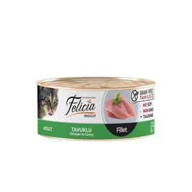 Felicia Tahılsız Tavuklu Fileto 85 gr Kedi Konservesi