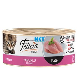 Felicia Tahılsız Tavuklu Fileto Yavru 85 gr Kedi Konservesi