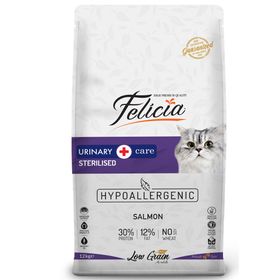 Felicia Urinary Care Sterilised Hypoallergenic Az Tahıllı Somonlu 12 KG Kısırlaştırılmış Kedi Maması