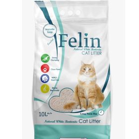 Felin 5 lt Bebek Pudrası Kokulu Topaklanan Kedi Kumu
