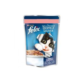 Felix 100 gr X 20 Adet Somonlu Yetişkin Kedi Yaş Mama