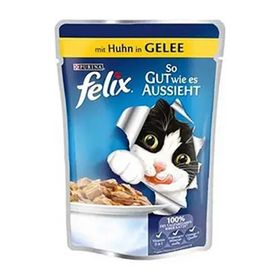 Felix 12x100 gr Tavuklu Yetişkin Kedi Konservesi