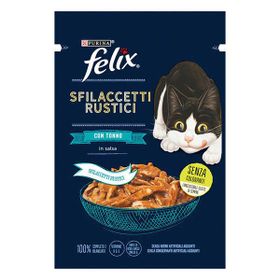 Felix 12x80 gr Pouch Tasty Shreds Ton Balıklı Lezzetli Et Dilimleri Yetişkin Kedi Konservesi