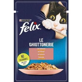 Felix 12x85 gr Taze Somonlu Jöleli Pouch Yetişkin Kedi Konservesi