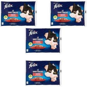 Felix 16x85 gr Sığr Etli ve Tavuklu Kedi Konsevesi
