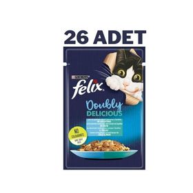 Felix 26x85 gr Somonlu Yetişkin Kedi Konservesi