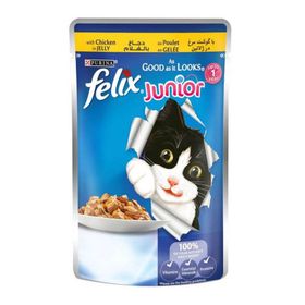 Felix 4 Al 3 Öde Junior Tavuklu Yavru Yaş Kedi Maması