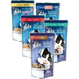 Felix 8 Çeşit 24 Adet Yaş Kedi Maması