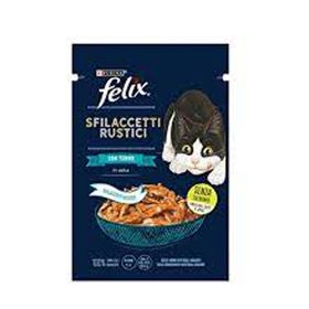 Felix 80 gr Tasty Shreds Ton Balıklı Lezzetli Et Dilimleri Yetişkin Kedi Konservesi