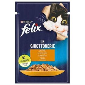 Felix 85 gr Pouch Le Ghiottonerie Tavuklu Yaş Kedi Maması