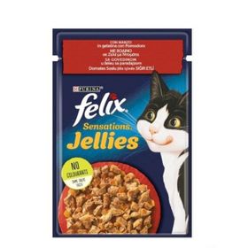 Felix 85 gr Sığır Etli ve Domatesli Yaş Kedi Maması