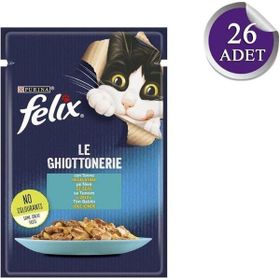 Felix 85 gr x 26 Adet Ton Balıklı Kedi Yaş Maması