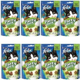 Felix 8x60 gr Party Mix Karışık Çiftlik Lezzetleri Kedi Ödülü