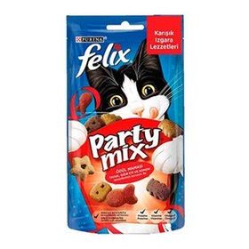 Felix 8x60 gr Party Mix Karışık Izgara Lezzetleri Kedi Ödül Maması