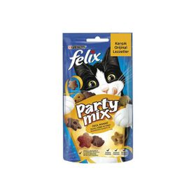 Felix 8x60 gr Party Mix Karışık Orijinal Lezzetler Kedi Ödül Maması