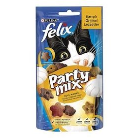 Felix 8x60 gr Party Mix Karışık Orijinal Lezzetler Kedi Ödül Maması