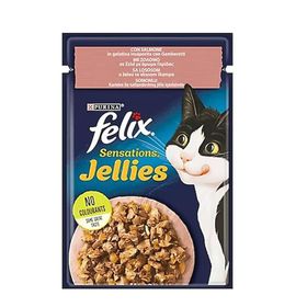 Felix Çifte Lezzet Somon ve Karidesli 12x85 gr Konserve Kedi Maması