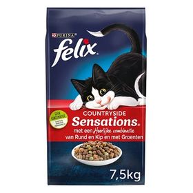 Felix Countryside Sığır etli Tavuklu Sebzeli 7.5 kg Kuru Kedi Maması